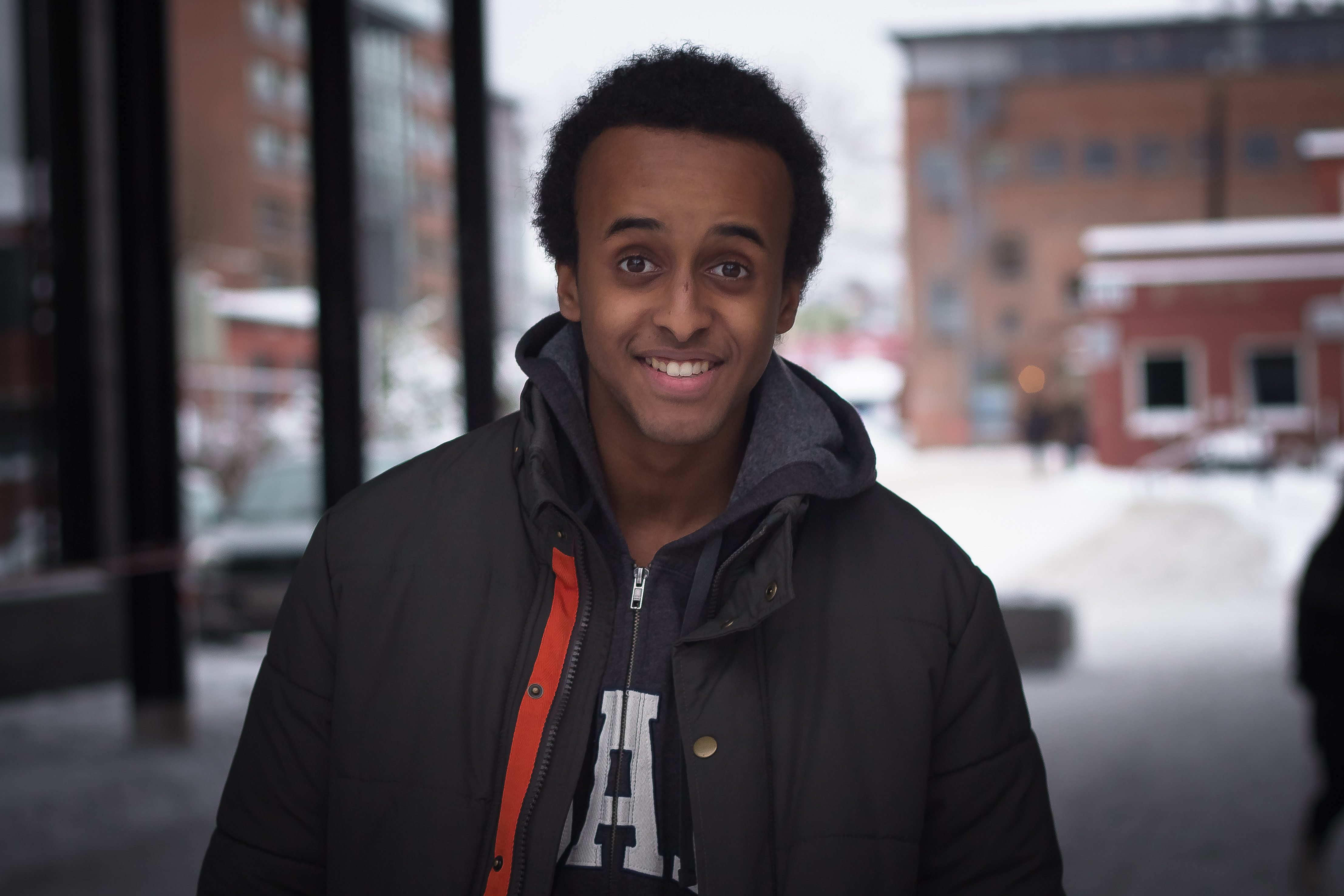 Elev Medier og kommunikasjon Samatar Said foto Remi Miguez