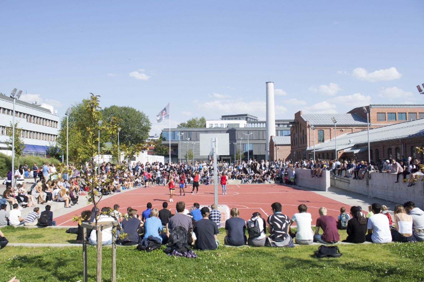 Foto: F21 skolegård F21 skolegård